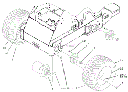 WHEEL AND MOTOR ASSEMBLY