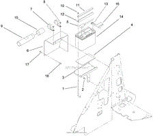 BATTERY MOUNT ASSEMBLY