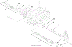 FOUR SPOOL VALVE ASSEMBLY NO. 105-8377