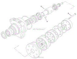 HYDRAULIC MOTOR ASSEMBLY NO. 99-3052