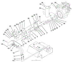 PUMP AND FAN MOUNT ASSEMBLY