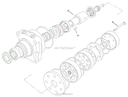 HYDRAULIC MOTOR ASSEMBLY NO. 99-3052