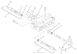 HYDRAULIC VALVE ASSEMBLY NO. 99-3070