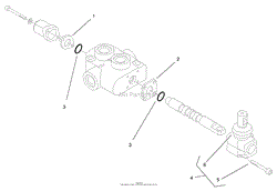 HYDRAULIC VALVE ASSEMBLY NO. 99-3072