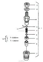 NOZZLE HOLDER (COMPLETE PARTS CONTINUED)