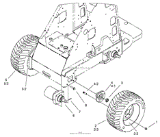 WHEEL AND MOTOR ASSEMBLY