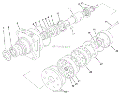 HYDRAULIC MOTOR ASSEMBLY NO. 99-3052