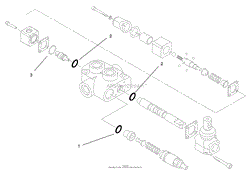 HYDRAULIC VALVE ASSEMBLY NO. 99-3077