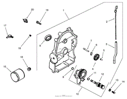 OIL PAN/LUBRICATION-KOHLER CH22S 66560