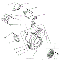 GROUP 6-BLOWER HOUSING &amp; BAFFLES