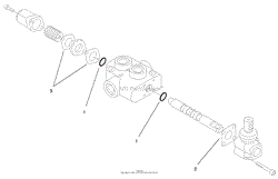 HYDRAULIC VALVE ASSEMBLY NO. 99-3072