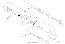 HYDRAULIC VALVE ASSEMBLY NO. 99-3077