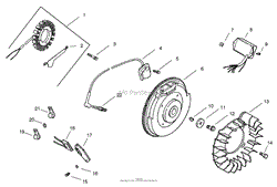 IGNITION/ELECTRICAL ASSEMBLY (GROUP 5) ENGINE: KOHLER CH22S PS-66559