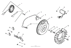 GROUP 5-IGNITION/ELECTRICAL ASSEMBLY KOHLER CH22S-66559