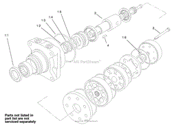 HYDRAULIC MOTOR ASSEMBLY NO. 99-3052