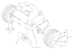 WHEEL AND MOTOR ASSEMBLY