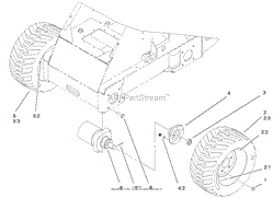 WHEEL AND MOTOR ASSEMBLY