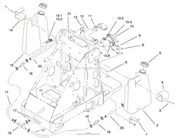 FUEL TANK AND AIR FILTER ASSEMBLY