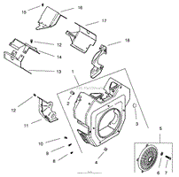 GROUP 6-BLOWER HOUSING &amp; BAFFLES