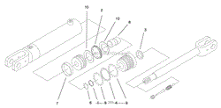 HYDRAULIC CYLINDER ASSEMBLY NO. 100-4163