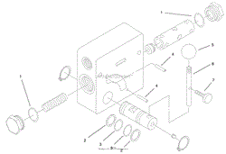 HYDRAULIC VALVE ASSEMBLY NO. 99-3073