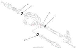 HYDRAULIC VALVE ASSEMBLY NO. 99-3077