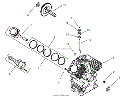 CRANKCASE (CH20S 64656 KOHLER)