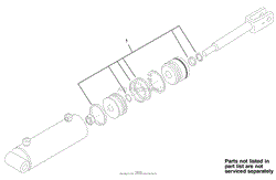 HYDRAULIC CYLINDER ASSEMBLY NO. 95-3578