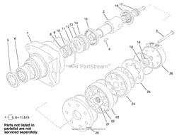 HYDRAULIC WHEEL MOTOR ASSEMBLY NO. 98-2767