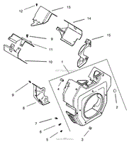 BLOWER HOUSING ASSEMBLY KOHLER CH20S-64656