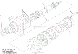 HYDRAULIC WHEEL MOTOR ASSEMBLY NO. 98-2767