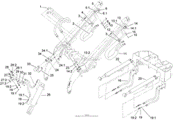 LOADER ARM HYDRAULICS ASSEMBLY