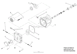 HYDRAULIC PUMP ASSEMBLY NO. 106-5705 AND 106-5706