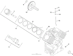 CRANKCASE ASSEMBLY KOHLER CH20S 64725