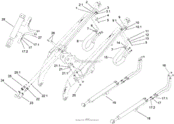 LOADER ARM HYDRAULIC ASSEMBLY