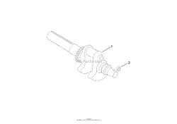 CRANKSHAFT ASSEMBLY KOHLER CH20S 64725