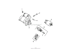 STARTING SYSTEM ASSEMBLY KOHLER CH20S 64725