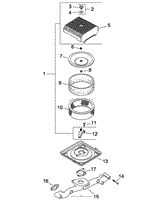 AIR INTAKE AND FILTRATION ASSEMBLY KOHLER CH20S-64762