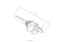 CRANKSHAFT ASSEMBLY KOHLER CH20S-64762