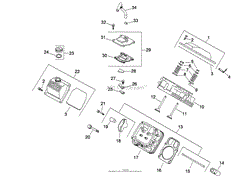 HEAD, VALVE AND BREATHER ASSEMBLY KOHLER CH20S-64762