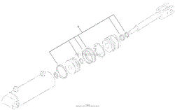 HYDRAULIC CYLINDER ASSEMBLY NO. 105-8370