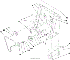 LOADER TOWER AND DRIVE ASSEMBLY