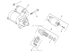 STARTING SYSTEM ASSEMBLY KOHLER CH20S-64762