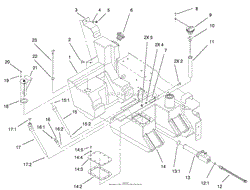 FUEL AND HYDRAULIC TANK ASSEMBLY