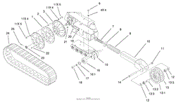 TRACK AND TRACTION ASSEMBLY