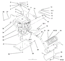 ENGINE AND MOUNTING ASSEMBLY