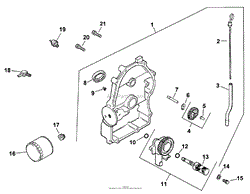 GROU 3-OIL PAN/LUBRICATION (CH20S 64637 KOHLER)