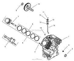 GROUP 2-CRANKCASE (CH20S 64637 KOHLER)