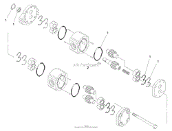 HYDRAULIC GEAR PUMP ASSEMBLY NO. 98-2752