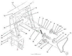 LOADER TOWER AND DRIVE ASSEMBLY